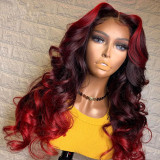 Ulovewigs Human Virgin Hair Pre Plucked Transparent Lace Front Wig Free Shipping (ULW0494)