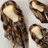 Ulovewigs Human Virgin Hair Pre Plucked Transparent Lace Front Wig  Free Shipping (ULW0491)