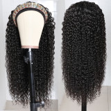 Ulovewigs Curly Wigs with Headbands for  Women Human Hair Wigs Free Shipping (ULW0521)