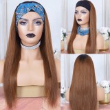 Ulovewigs Straight Wigs with Headbands for  Women Human Hair Wigs Free Shipping (ULW0523)