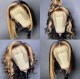 Ulovewigs Human Virgin Hair bob Pre Plucked Transparent Lace Front Wig  Free Shipping(ULW0525)