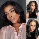 Ulovewigs Human Virgin Hair  Pre Plucked Transparent Lace Front Wig  Free Shipping (ULW0489)