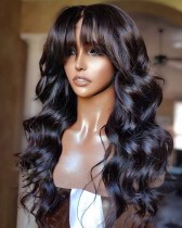 Ulovewigs Human Virgin Hair Pre Plucked Transparent Lace Front Wig   Free Shipping (ULW0232)