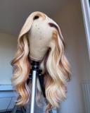 Ulovewigs Human Virgin Hair Pre Plucked Lace Front Wig  Free Shipping(ULW0068)