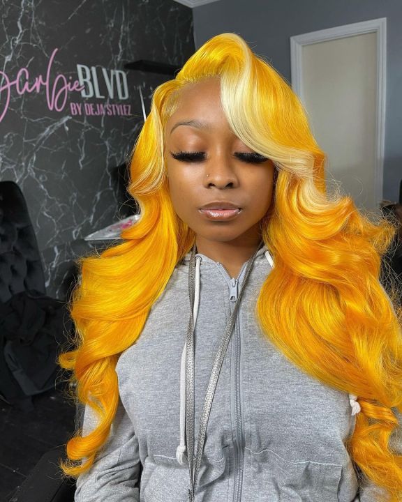 Ulovewigs Human Virgin Hair Pre Plucked Lace Front Wig  Free Shipping (ULW0228)