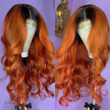 Ulovewigs Human Virgin Hair Pre Plucked Transparent Lace Front Wig  Free Shipping (ULW0158)