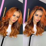 Ulovewigs Human Virgin Hair Goddess Style Pre Plucked Transparent Lace Front Wig  Free Shipping(ULW0126)