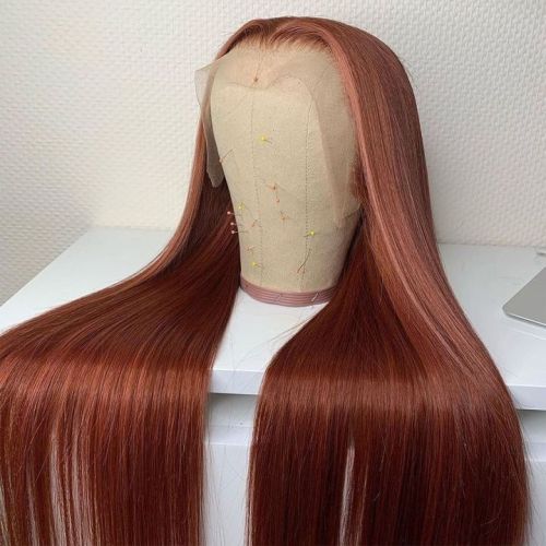 Ulovewigs Human Virgin Hair Goddess Style Pre Plucked Transparent Lace Front Wig Free Shipping(ULW0128)