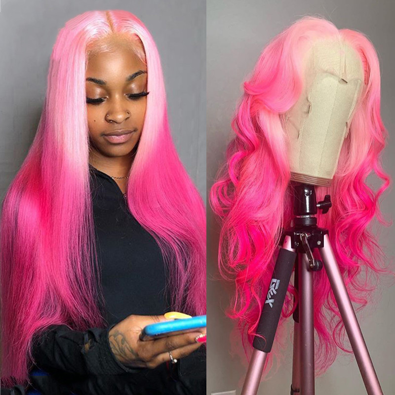 Ulovewigs Human Virgin Hair Pre Plucked Lace Front Wig Free Shipping (ULW0222)