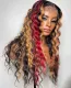 Ulovewigs Human Virgin Hair Pre Plucked Transparent Lace Front Wig  Free Shipping (ULW0245)