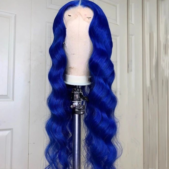 Ulovewigs Human Virgin Hair Wave Pre Plucked Lace Front Wig  Free Shipping (ULW0182)