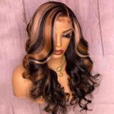 Ulovewigs Human Virgin Hair Pre Plucked Transparent Lace Front Wig Free Shipping (ULW0315)
