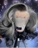 Ulovewigs Human Virgin Hair Pre Plucked Transparent Lace Front Wig Free Shipping (ULW0389)