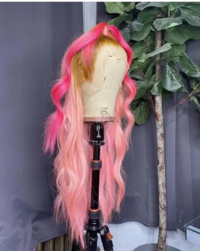 Ulovewigs Human Virgin Hair  Pre Plucked Lace Front Wig  Wig Free Shipping (ULW0113)