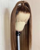 Ulovewigs Human Virgin Hair Pre Plucked Transparent Lace Front Wig  Free Shipping (ULW0417)