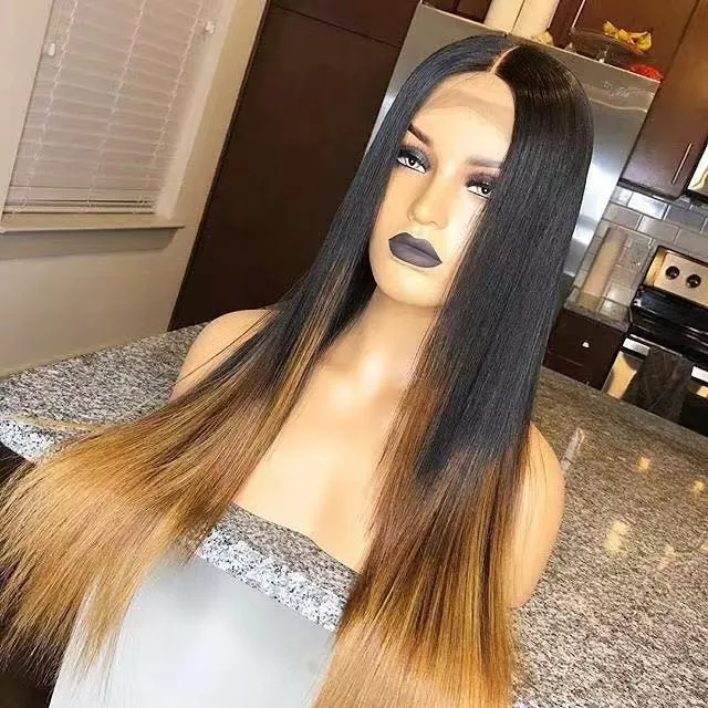 Ulovewigs Human Virgin Hair Pre Plucked Transparent Lace Front Wig  Free Shipping (ULW0234)