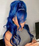 Ulovewigs Human Virgin Hair Pre Plucked Lace Front Wig  Free Shipping (ULW0353)