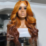 Ulovewigs Human Virgin Hair Wave Pre Plucked 13*6Lace Front Wig And Free Shipping (ULW0077)