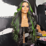 Ulovewigs Human Virgin Hair Pre Plucked  Lace Front Wig   Free Shipping (ULW0197)