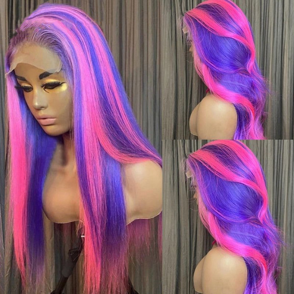 Ulovewigs Human Virgin Hair Pre Plucked Lace Front Wig  Free Shipping (ULW0305)