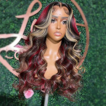 Ulovewigs Human Virgin Hair Pre Plucked Transparent Lace Front Wig  Free Shipping (ULW0160)