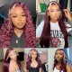 Ulovewigs Human Virgin Hair Pre Plucked Lace Front Wig  Free Shipping (ULW0548)