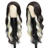 Ulovewigs Human Virgin Hair Ombre Wave Pre Plucked Front Wig   Free Shipping (ULW0151)