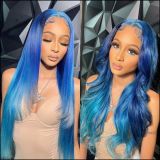 Ulovewigs Human Virgin Hair Pre Plucked Lace Front Wig  Free Shipping (ULW0550)