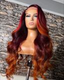 Ulovewigs Human Virgin Hair Pre Plucked Transparent Lace Front Wig And  Free Shipping (ULW0390)