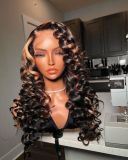Ulovewigs Human Virgin Hair Pre Plucked Transparent Lace Front Wig And  Free Shipping (ULW0058)