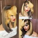 Ulovewigs Human Virgin Hair Pre Plucked Transparent Lace Front Wig Free Shipping (ULW0555)