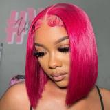 Ulovewigs Human Virgin Hair Pre Plucked Lace Front Wig Free Shipping (ULW0286)