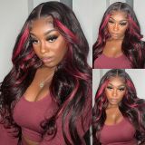Ulovewigs Human Virgin Hair Pre Plucked  Lace Front Wig   Free Shipping (ULW0197)