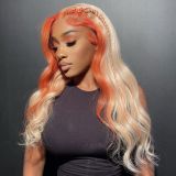 Ulovewigs Human Virgin Hair Pre Plucked Lace Front Wig  Free Shipping (ULW0569)