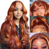 Ulovewigs Human Virgin Hair Pre Plucked Lace Front Wig  Free Shipping (ULW0567)