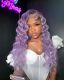 Ulovewigs Human Virgin Hair Pre Plucked Lace Front Wig  Free Shipping (ULW0566)