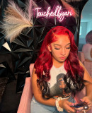 Ulovewigs Human Virgin Hair Pre Plucked Lace Front Wig  Free Shipping (ULW0345)