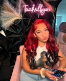 Ulovewigs Human Virgin Hair Pre Plucked Lace Front Wig  Free Shipping (ULW0345)