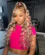 Ulovewigs Human Virgin Hair Pre Plucked Lace Front Wig Free Shipping (ULW0343)