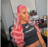 Ulovewigs Human Virgin Hair Pre Plucked Lace Front Wig Free Shipping (ULW0303)
