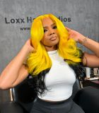 Ulovewigs Human Virgin Hair Pre Plucked Lace Front Wig  Free Shipping (ULW0345)