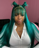 Ulovewigs Human Virgin Hair Pre Plucked Lace Front Wig  Free Shipping (ULW0565)