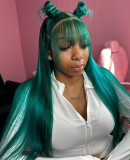 Ulovewigs Human Virgin Hair Pre Plucked Lace Front Wig  Free Shipping (ULW0565)