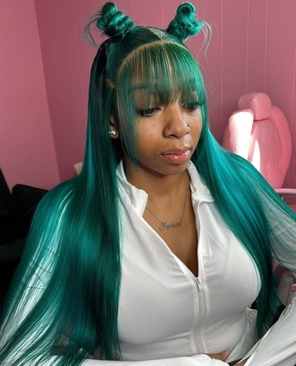 Ulovewigs Human Virgin Hair Pre Plucked Lace Front Wig  Free Shipping (ULW0565)