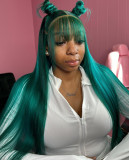 Ulovewigs Human Virgin Hair Pre Plucked Lace Front Wig  Free Shipping (ULW0565)