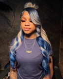 Ulovewigs Human Virgin Hair Pre Plucked Lace Front Wig  Free Shipping (ULW0453)
