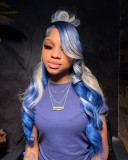 Ulovewigs Human Virgin Hair Pre Plucked Lace Front Wig  Free Shipping (ULW0453)