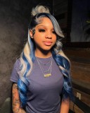 Ulovewigs Human Virgin Hair Pre Plucked Lace Front Wig  Free Shipping (ULW0453)
