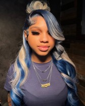 Ulovewigs Human Virgin Hair Pre Plucked Lace Front Wig  Free Shipping (ULW0453)