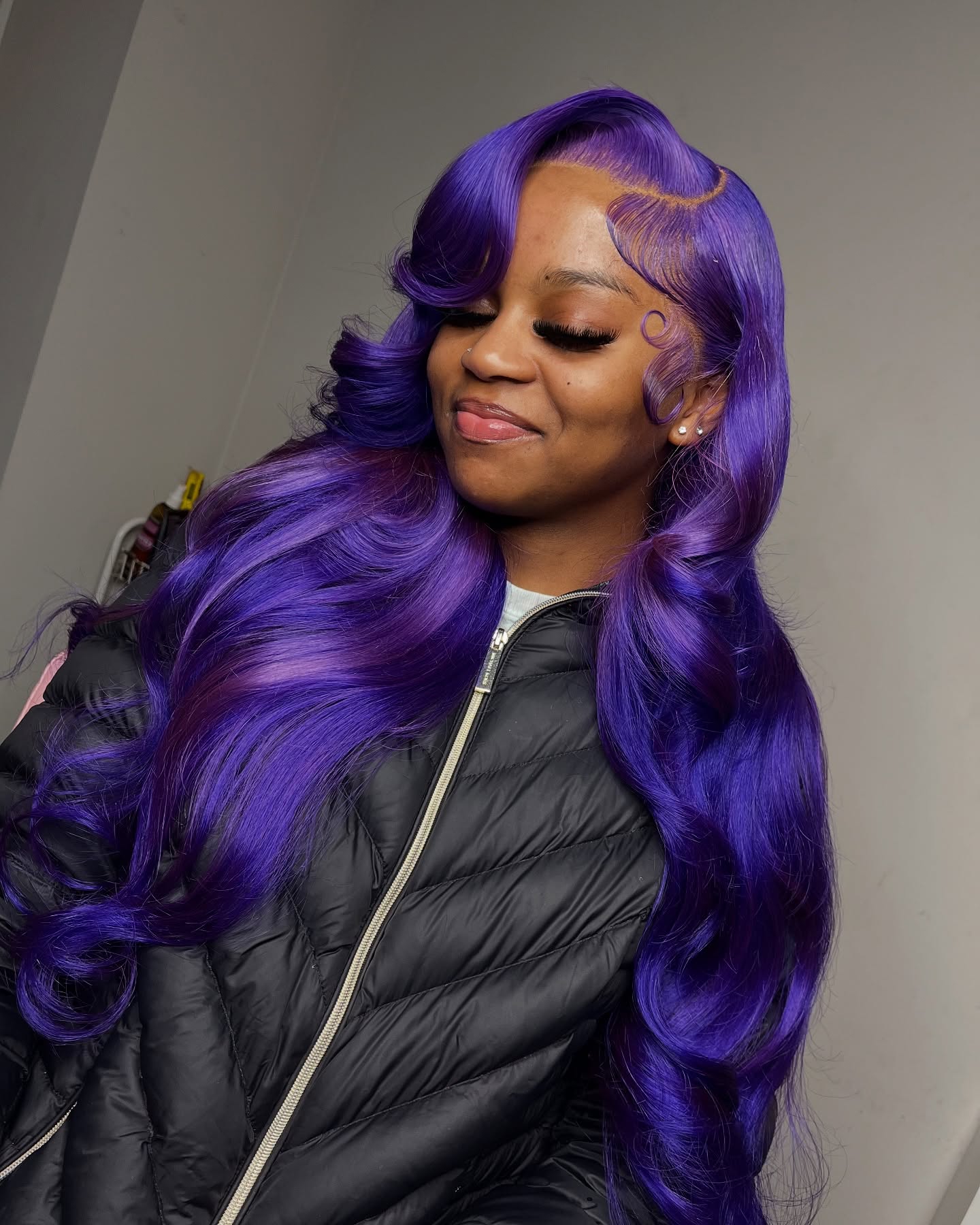 Ulovewigs Human Virgin Hair Pre Plucked Lace Front Wig  Free Shipping (ULW0327)